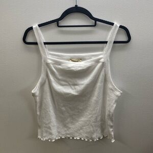 NWT Madewell white Tank Top XL